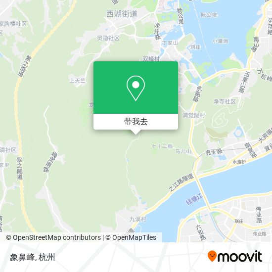 象鼻峰地图