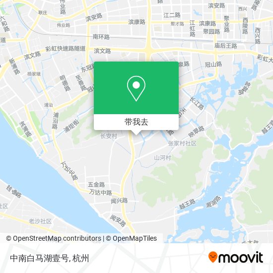 中南白马湖壹号地图