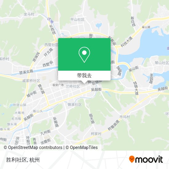 胜利社区地图
