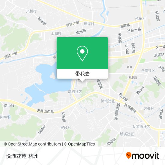 悦湖花苑地图