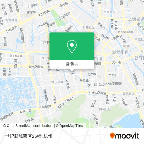 世纪新城西区26幢地图