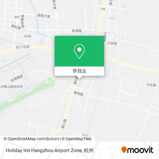 Holiday Inn Hangzhou Airport Zone地图