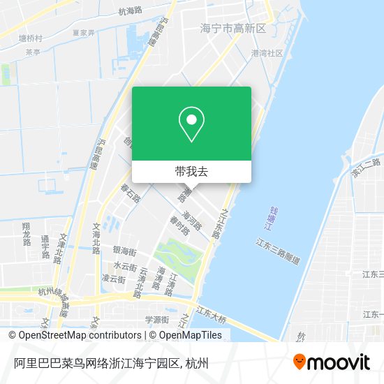 阿里巴巴菜鸟网络浙江海宁园区地图