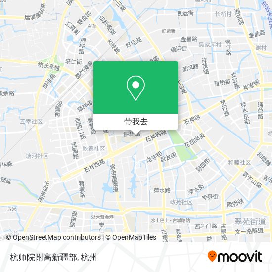 杭师院附高新疆部地图