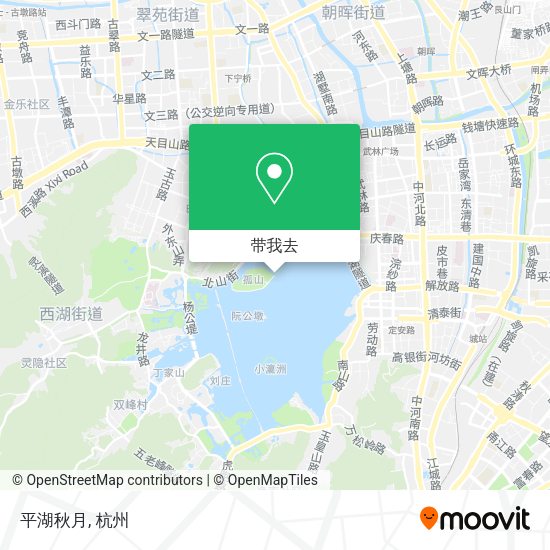 平湖秋月地图