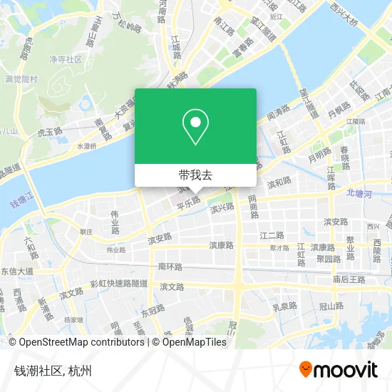 钱潮社区地图