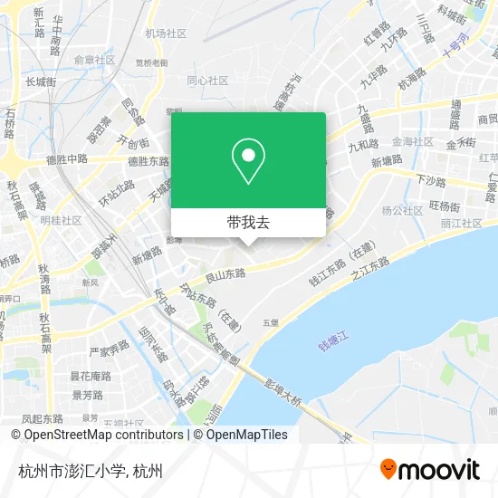 杭州市澎汇小学地图