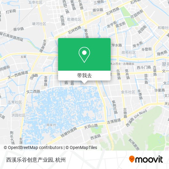 西溪乐谷创意产业园地图