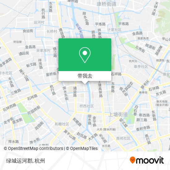 绿城运河郡地图