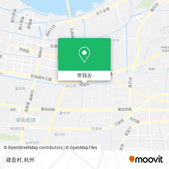建盈村地图