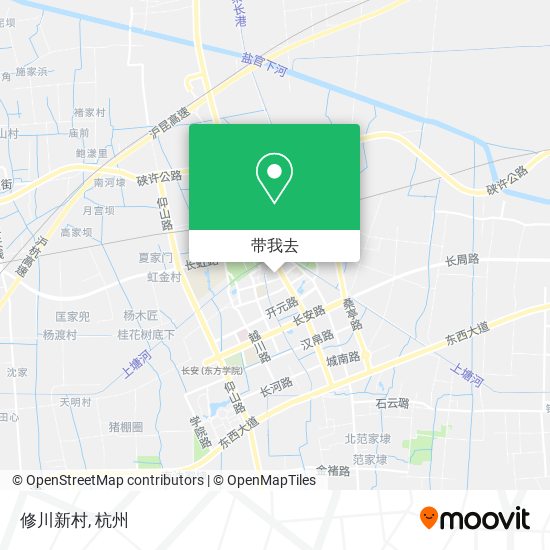 修川新村地图