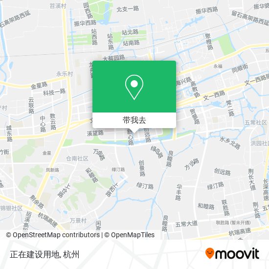 正在建设用地地图