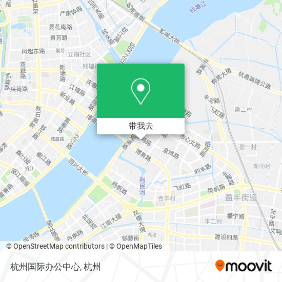 杭州国际办公中心地图