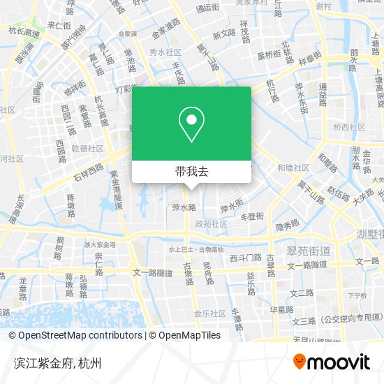 滨江紫金府地图