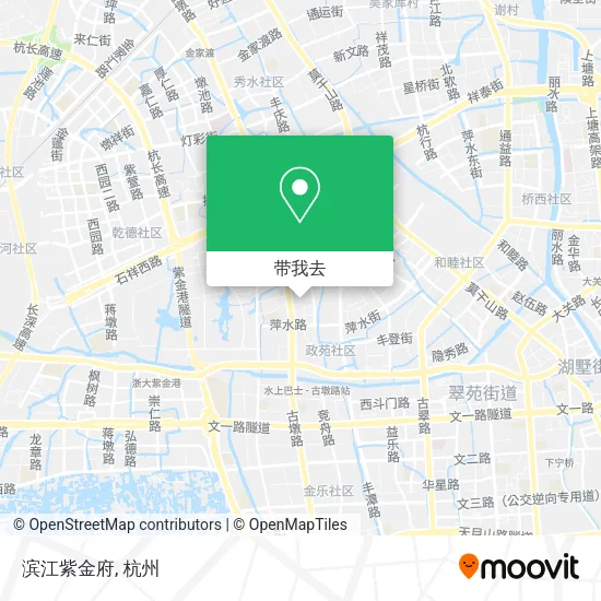 滨江紫金府地图