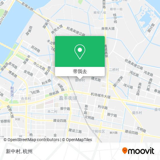 新中村地图