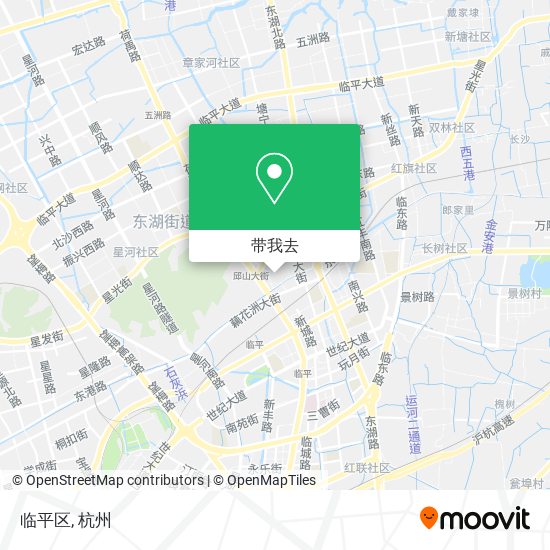 临平区地图