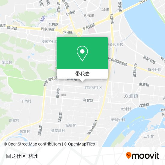 回龙社区地图