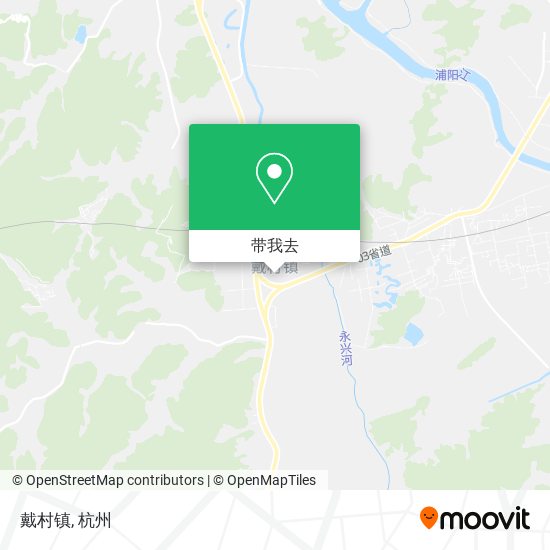 戴村镇地图