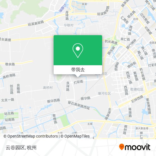 云谷园区地图