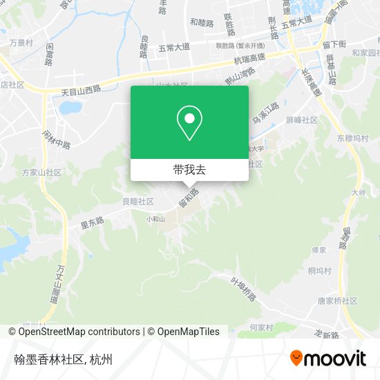 翰墨香林社区地图