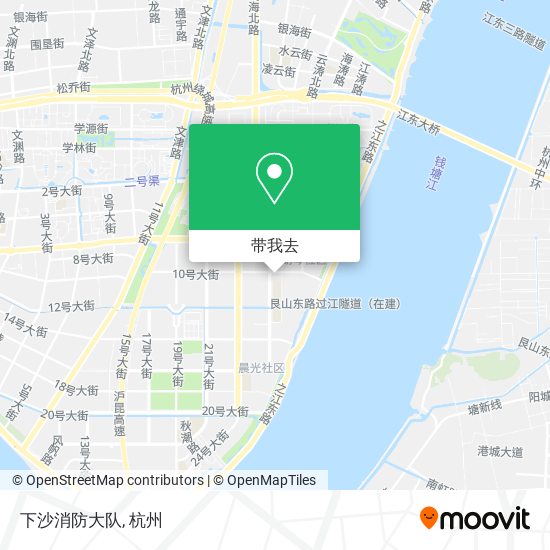 下沙消防大队地图