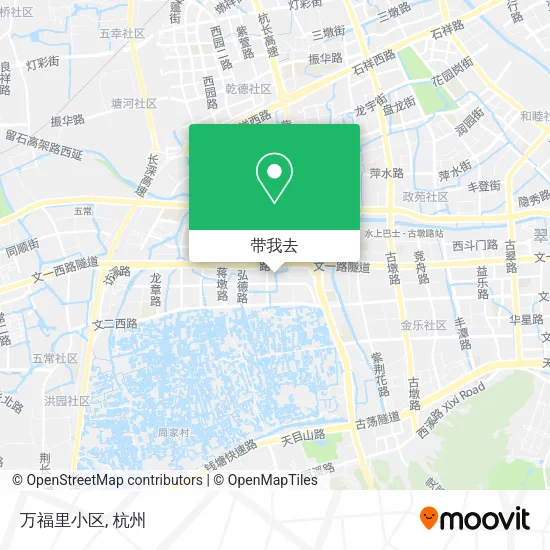 万福里小区地图