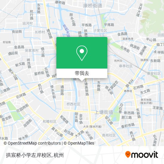 拱宸桥小学左岸校区地图