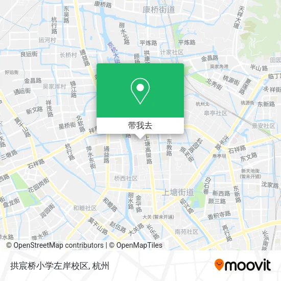 拱宸桥小学左岸校区地图