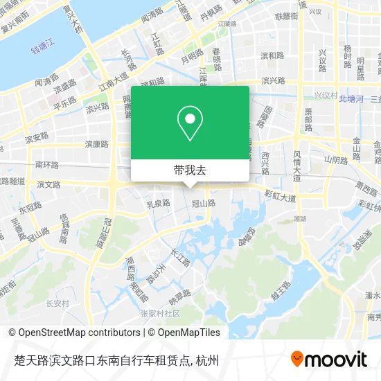 楚天路滨文路口东南自行车租赁点地图