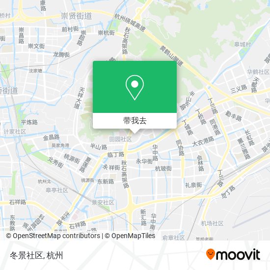 冬景社区地图