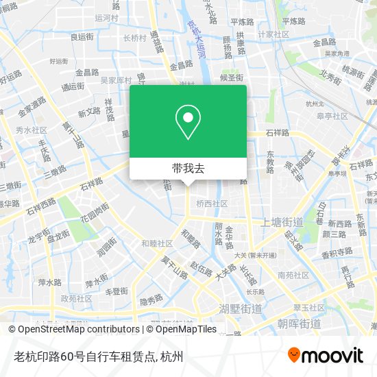 老杭印路60号自行车租赁点地图