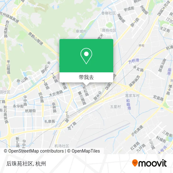 后珠苑社区地图