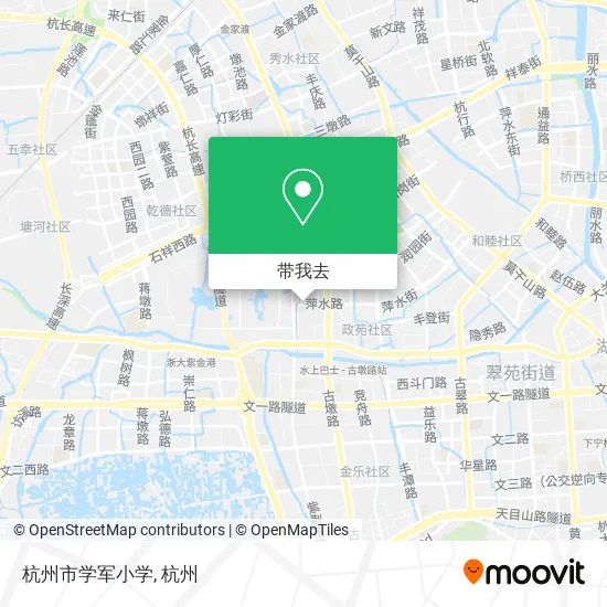 杭州市学军小学地图