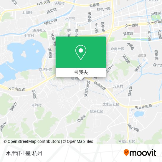 水岸轩-1撞地图