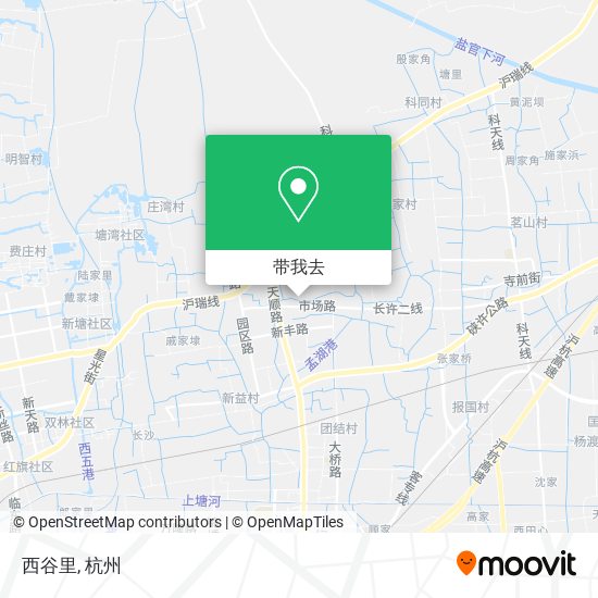 西谷里地图