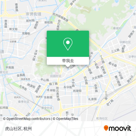 虎山社区地图