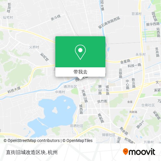 直街旧城改造区块地图