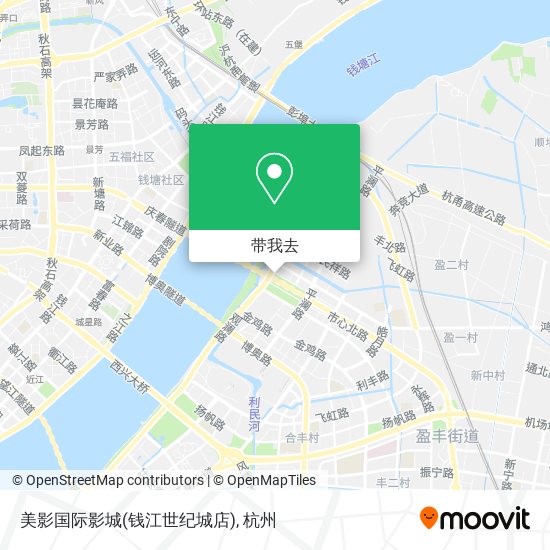 美影国际影城(钱江世纪城店)地图