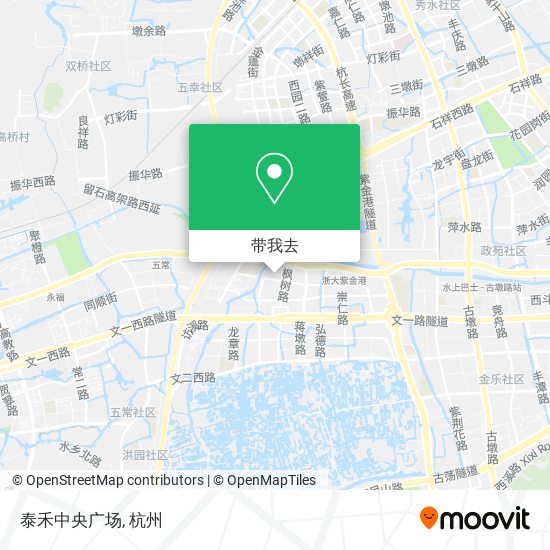 泰禾中央广场地图