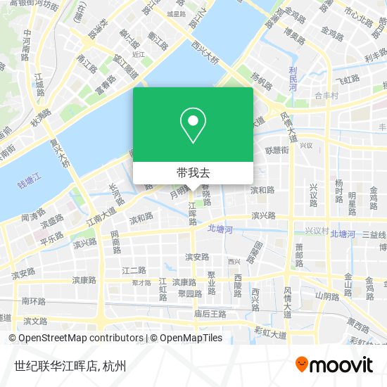 世纪联华江晖店地图