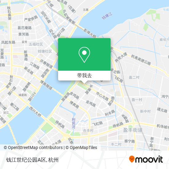 钱江世纪公园A区地图