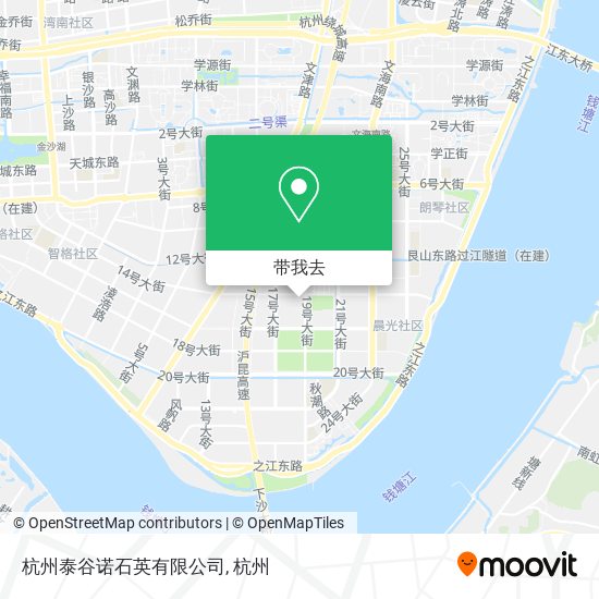 杭州泰谷诺石英有限公司地图
