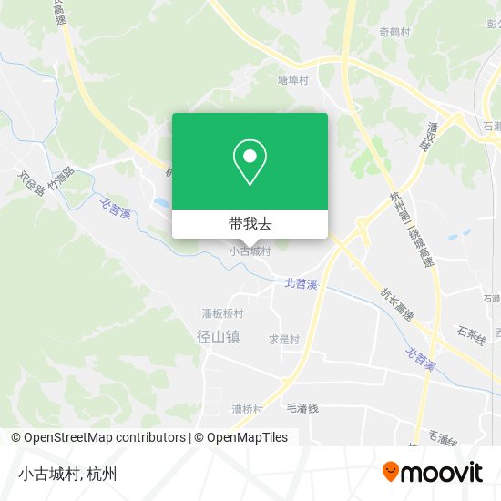小古城村地图