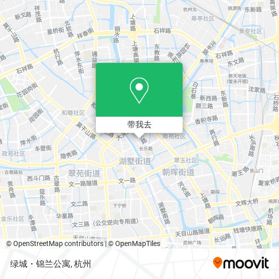 绿城・锦兰公寓地图