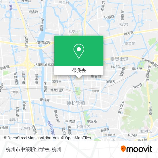 杭州市中策职业学校地图
