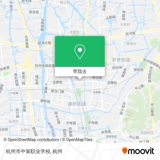 杭州市中策职业学校地图