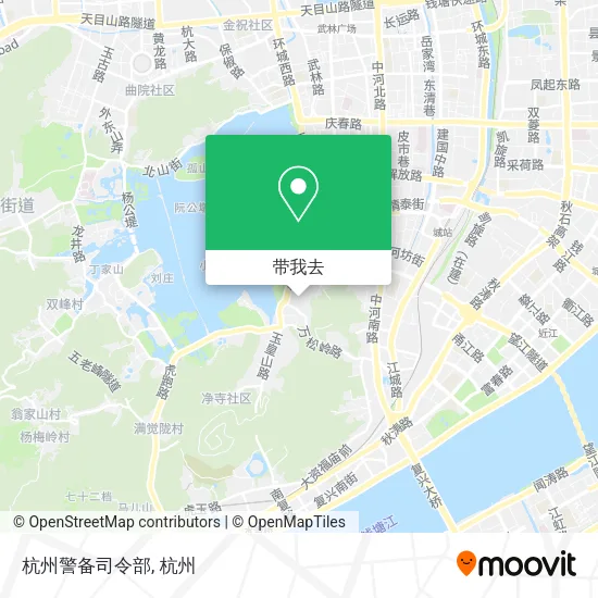 杭州警备司令部地图