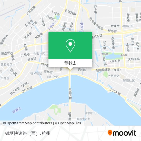 钱塘快速路（西）地图