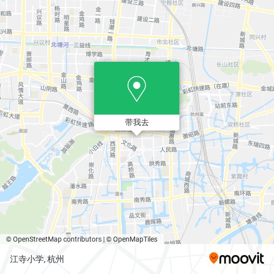 江寺小学地图